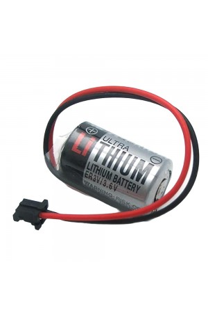 ER3V 3.6V 1/2AA Size Pil - Siyah Soket ER3V 3.6V 1/2AA Size Pil - Siyah Soket