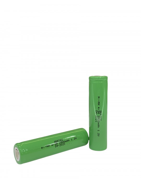 1.2V 3800 Mah - 4/3A - Ni-MH Şarjlı Pil - (Başsız / Flat Head)