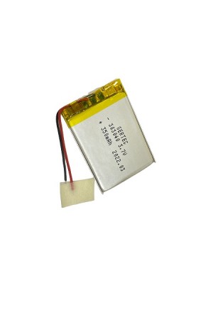 303040 3.7V 350 MAh Li-Polymer Pil (Devreli/1.5A) 303040 3.7V 350 MAh Li-Polymer Pil (Devreli/1.5A)