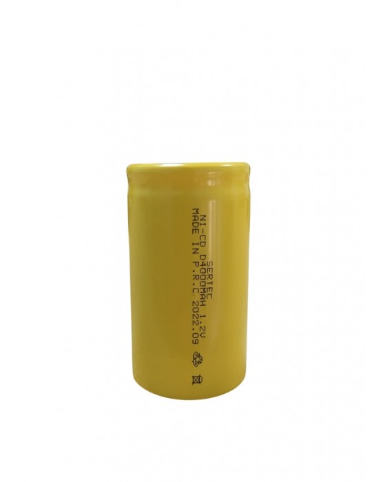 1.2V 4000 Mah - D Büyük Boy - Ni-CD Şarjlı Pil - (Başsız / Flat Head)