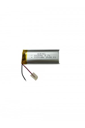 102050 3.7V 1000mAh Li-Polymer Pil (Devreli/1.5A)