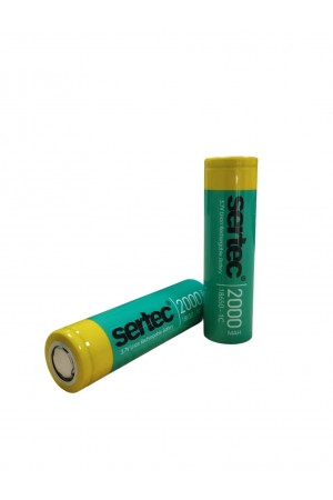 18650 3.7V 2000 Mah 1C Li-Ion Şarjlı Pil