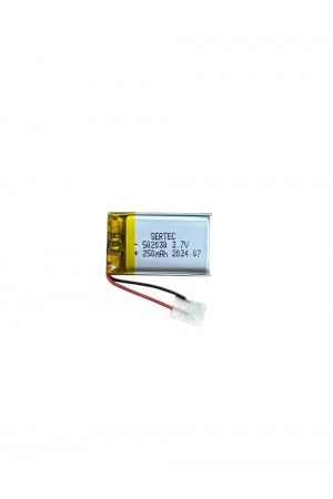 502030 3.7V 250 MAh Li-Polymer Pil Devreli/1.5A 502030 3.7V 250 MAh Li-Polymer Pil Devreli/1.5A