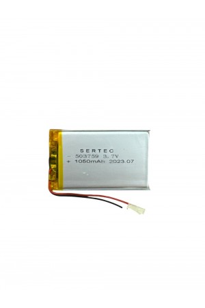 503759 3.7V 1050 MAh Li-Polymer Pil Devreli/1.5A 503759 3.7V 1050 MAh Li-Polymer Pil Devreli/1.5A