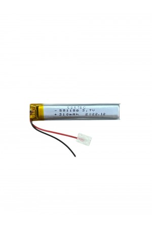 551158 3.7V 310 MAh Li-Polymer Pil Devreli/1.5A 551158 3.7V 310 MAh Li-Polymer Pil Devreli/1.5A