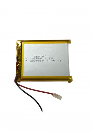 785060 3.7V 2800mAh Li-Polymer Pil Devreli/1.5A 785060 3.7V 2800mAh Li-Polymer Pil Devreli/1.5A