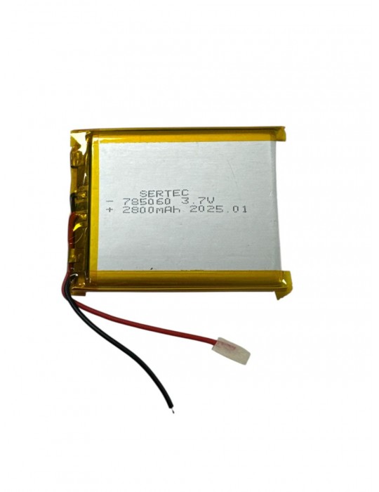 785060 3.7V 2800mAh Li-Polymer Pil Devreli/1.5A