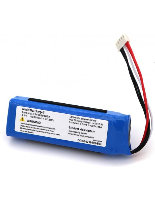 Charge 3 uyumlu 3.7v 6000 mah Soketli Batarya