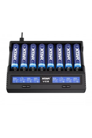 VC8 Sekizli Li-ion / NI-CD / NI-MH Pil Şarj Cihazı VC8 Sekizli Li-ion / NI-CD / NI-MH Pil Şarj Cihazı