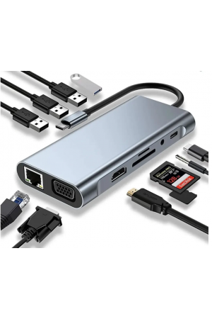 ZR44 Type-C 11 İn 1 Hdtv Çevirici ZR44 Type-C 11 İn 1 Hdtv Çevirici