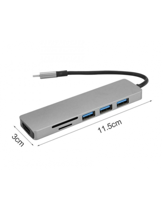 Airsky Hc74C 6 İn 1 Hdmı Çevirici