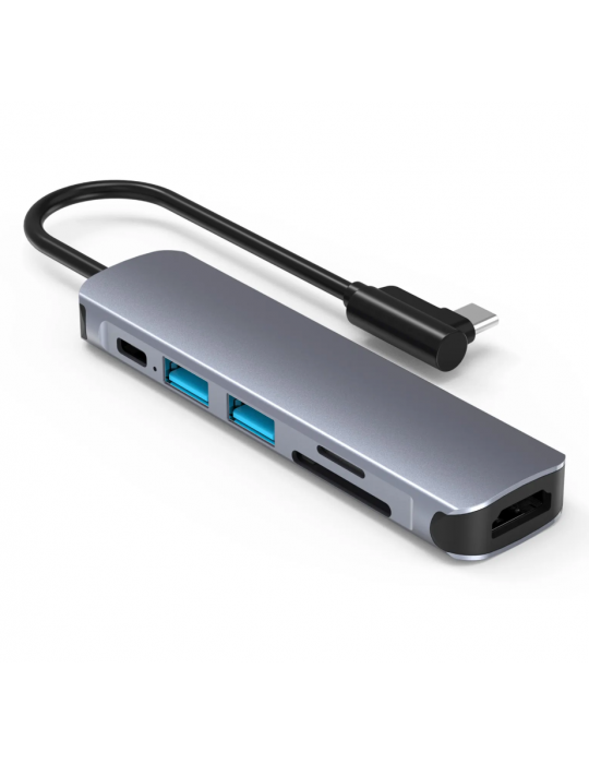 Airsky Hc74Cl 6 İn 1 Hdmı Çevirici L Tipi