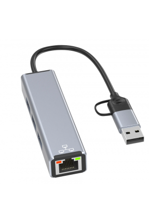 Airsky Hc78 Usb Type C 2 İn 1 Usb Hub Ethernet Çevirici