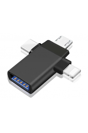 ZR172 Siyah T Otg Çoğaltıcı Aparat