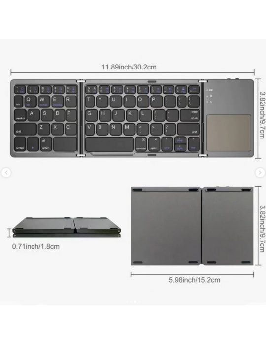 ZR443 B033 Katlanabilir Klavye