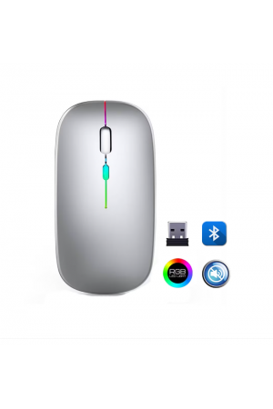 ZR215 Cba100 Rgb Gümüş Şarjlı Mouse ZR215 Cba100 Rgb Gümüş Şarjlı Mouse