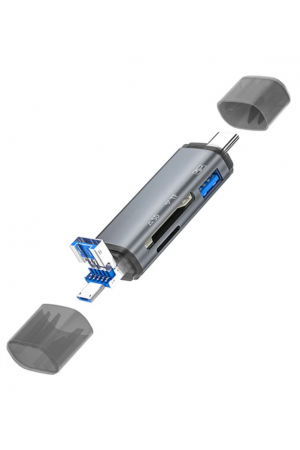 ZR286 Ads307 3 In 1 Type-C Card Reader