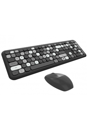 Mofii No666 Siyah Gri Klavye Mouse Set