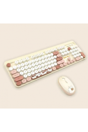 Hello Bear Sütlü Çay Klavye Mouse Set