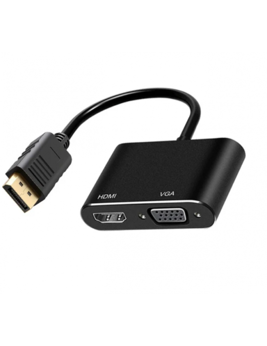 ZR723 Dp To Hdmı+Vga Çevirici