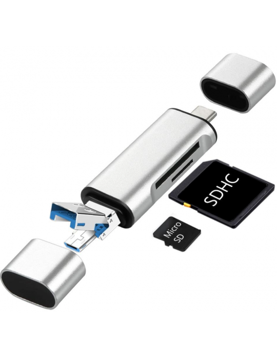 ZR825 Type-C Usb 3 İn 1 Card Reader