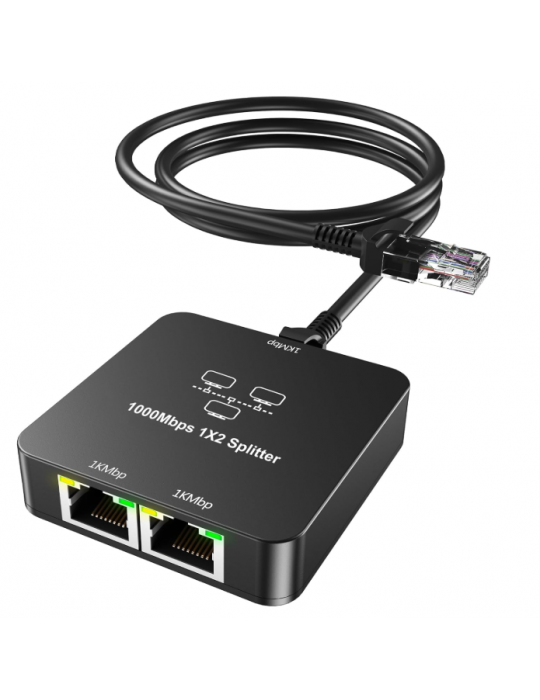 ZR861 Rj45 1To2 Gigabit Splitter Adaptör