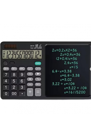 ZR900 Siyah Yazı Tahtalı Hesap Makinesi