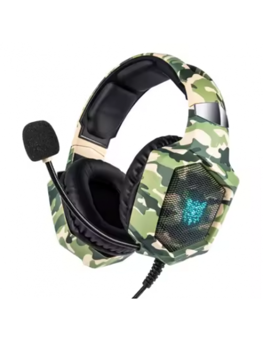 Yeşil K8 Kamuflaj Kulaklık