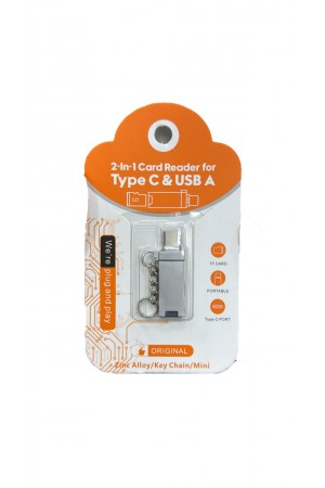 ZR967 Type-C Usb 2İn1 Card Reader ZR967 Type-C Usb 2İn1 Card Reader