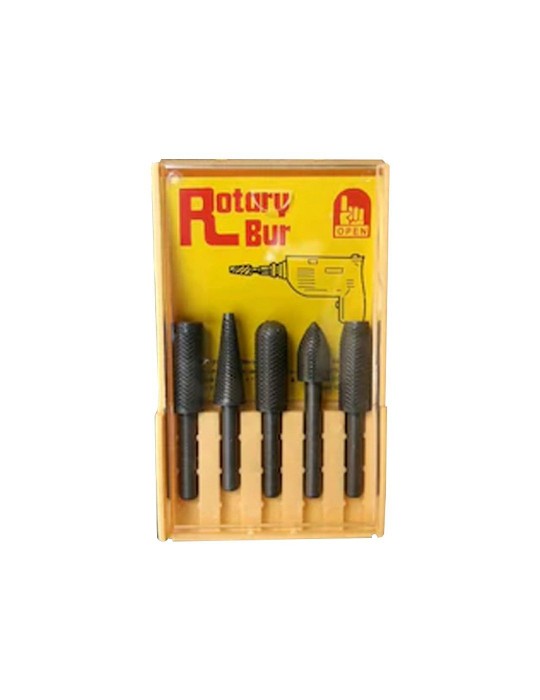Rotary Bur Matkap Uçlu Eğe 5 li Takim