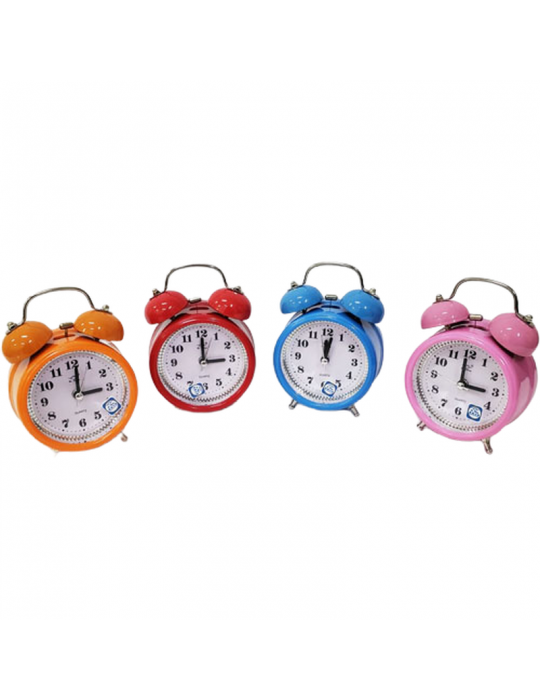 Metal Çingirakli Zilli Masa Saati