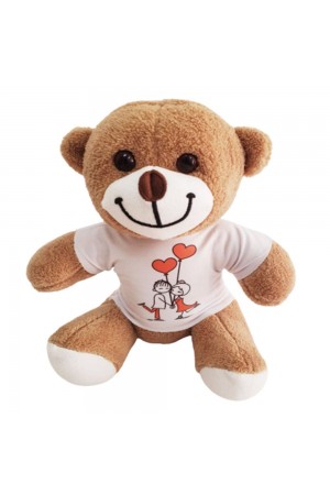 Mutlu Çift Tişörtlü Ayıcık Mutlu Çift Tişörtlü Ayıcık