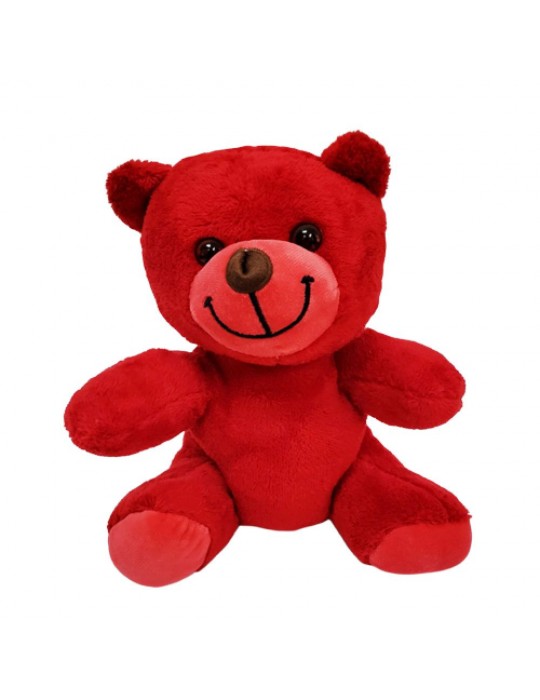 Sevimli Kırmızı Oyuncak Peluş Ayıcık
