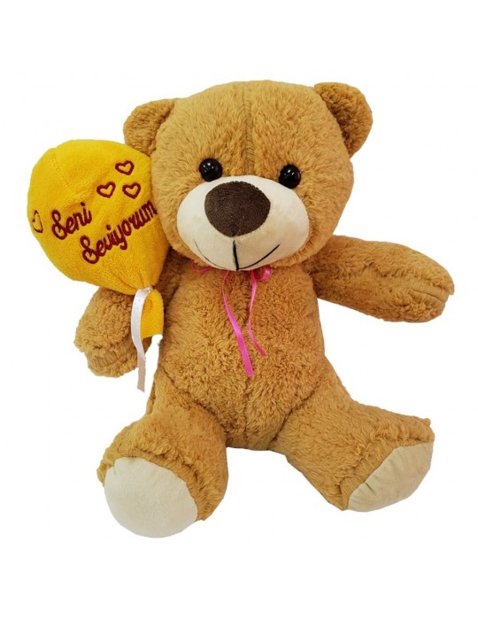 Seni Seviyorum Yazılı Sevimli Peluş Ayıcık