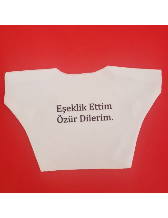 Eşeklik Ettim Yazılı Oyuncak Tişörtü