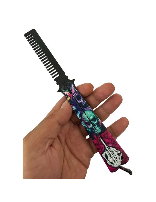 Metal 21 Cm Tarak Kurukafa Tasarımlı